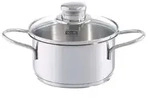 Fissler H&auml;ppchen / kleiner Edelstahl-Kochtopf (&Oslash; 14 cm, 1 L) Snacktopf, mit