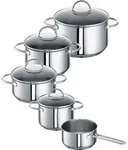 ROHE Germany Edelstahl-Topfset Ravenna, Meister-Set, 5-teilig