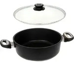 LOTUS GUSS-PFANNE Bratenkasserolle &Oslash; 20 cm Bodenma&szlig; 15 cm H&ouml;he 8,8 cm +...