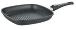 Grillpfanne 30x30 cm, Aluguss, schwarz - Vario Click (e Version) - Grau