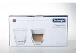 DeLonghi Cappuccino 2er Doppelwandiges Thermoglas - Transparent