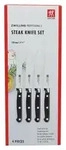 Zwilling 39188-000 Professional S Steakmesser Set 4 tlg. - Silber/Schwarz