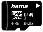Hama microSDXC 64GB Class 10 UHS-I 100MB/s + Adapter