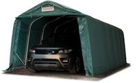 TOOLPORT Garagenzelt Carport 3,3 x 7,2 m in gr&uuml;n Unterstand Lagerzelt PVC 800 N