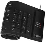LogiLink ID0019A, Kabelgebunden, USB, QWERTZ, Schwarz - Schwarz