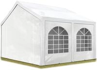 TOOLPORT Hochwertiges Partyzelt 4x5 m Pavillon Zelt PE Plane 450 N Gartenzelt