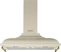 SMEG KC19POE, Smeg KC19POE Dunstabzugshaube Wandmontiert Cremefarben 788 m&sup3;/h A