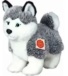 Teddy Hermann Husky, Kuscheltier, Stofftier, Pl&uuml;schtier, Hund, stehend, Pl&uuml;sch,