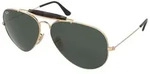 Ray-Ban Outdoorsman II, Erwachsener, Uni, Pilot, Pilot, Vollrand, Gold - Gr&uuml;n