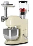 Klarstein Knetmaschine K&uuml;chenmaschine mit Fleischwolf, 1800W Teigmaschine Klein, 6