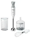 Bosch MSM66150, Edelstahl, 55 mm, 62 mm, 393 mm - Silber/Wei&szlig;