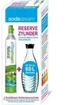 SodaStream Reserve-Zylinder 50-60 ltr + Glas - Karaffe - Schwarz