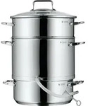 WMF Multi Juicer 07.9780.9990 Kochtopf inkl. Deckel, Edelstahl, 25 cm Durchmesser,