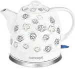 Concept RK0010, 0,8 l, 1000 W, Wei&szlig;, Keramik, Wasserstandsanzeige - Wei&szlig;
