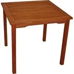 DEGAMO Gartentisch Bistrotisch Holztisch Tisch LAGO 75x75cm quadratisch,...