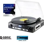 Q-Sonic UPL-855.MP3 Plattenspieler und Digitalisierer Schallplatten- und MC+ Audio