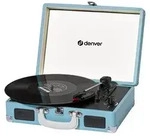 Denver VPL-120 USB-Plattenspieler im Koffer-Design mit eingebauten Lautsprechern -
