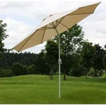 Sonnenschirm N19, Gartenschirm, &Oslash; 3m neigbar Polyester/Alu 5kg creme - Beige