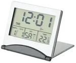 TFA-Dostmann 98.1054, Digitaler Wecker, Grau, Silber, 12/24 h, F, &deg;C, Unisex, LCD -