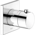 KEUCO Thermostatarmatur IXMO 59553, eckig, verchromt 59553010002 - Silber