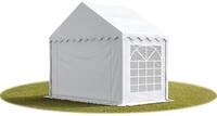 TOOLPORT Partyzelt Festzelt 3x2 m Garten-Pavillon PVC Plane 700 N in wei&szlig;