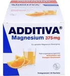 ADDITIVA Magnesium 375mg Sachets, 60 St. Pulver