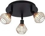Brilliant Deckenleuchte Dalma Schwarz/Kupfer max. 3 x 33W G9 230V verstellbar