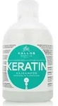 Kallos Keratin Shampoo, 1000 ml, Shampoo, Nicht-professionell, Frauen, besch&auml;digtes