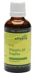 allcura Vitamin D3 Tropfen, 50 ml L&ouml;sung