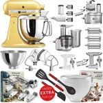 KitchenAid 859701501050, KitchenAid Artisan, Standmixer, Gelb, Schlagen, Kneten,