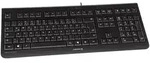 CHERRY KC 1000, Volle Gr&ouml;&szlig;e (100%), Kabelgebunden, USB, QWERTY, Schwarz - Schwarz