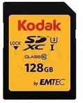Kodak EKMSD128GXC10HPRK, 128 GB, SDXC, Klasse 10, UHS-I, 100 MB/s, 85 MB/s