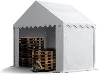 TOOLPORT Lagerzelt 3x2 m Zelthalle Unterstand Weidezelt PVC Plane 700 N...