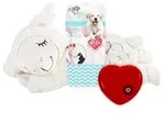 ALL FOR PAWS Little Buddy Heart Beat Sheep Dog - Pl&uuml;schtier f&uuml;r Welpen - Wei&szlig;