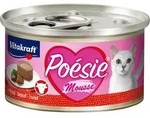 Vitakraft Katzenfutter Poesie Mousse, Rind - 12 Dosen