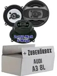 Crunch GTi52 - 13cm Triaxe f&uuml;r Audi A3 8L - justSOUND