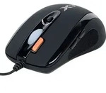 A4Tech XL-750BK, Laser, USB Typ-A, 3600 DPI, Schwarz, Rot - Schwarz/Rot