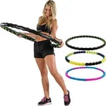 MOVIT Hula Hoop Reifen, Massagenoppen + Magnete Hoopdance Hooping Fitnessreifen...