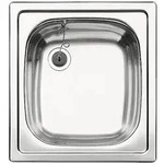 BLANCO TOP EE 4 x 4, Aufsatzwanne, Rechteckig, Edelstahl, Edelstahl, 1 Becken,