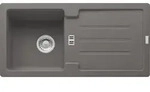 Franke Sp&uuml;le STRATA STG 614 Steingrau mit Excenterventil / Ausschnittsma&szlig;: 840 x
