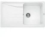 BLANCO SONA 5 S Einbausp&uuml;le / SILGRANIT / Wei&szlig; / reversibel / Stopfen - Wei&szlig;