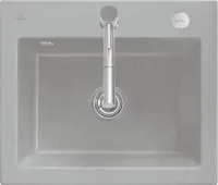 Villeroy & Boch 33092FKD, Villeroy & Boch V&B Einbausp&uuml;le SUBWAY 60 S FLAT 565x475mm