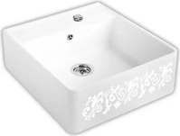 Villeroy & Boch 632062KT, Villeroy & Boch Sp&uuml;lstein Einzelbecken inklusiv