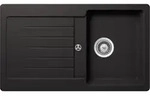 Schock Einbausp&uuml;le Typos D-100 A Nero - Auflagesp&uuml;le - Schwarz