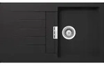 Schock Einbausp&uuml;le Primus D-100 A Onyx - Auflagesp&uuml;le - Schwarz