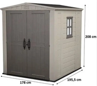 Keter 7512, Keter Factor 6x6 Kunststoffger&auml;tehaus 7512 Beige