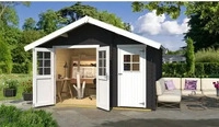 Weka Gartenhaus Vaduz 253, 28mm Wandst&auml;rke, 2-Raum Haus - B x T x H - 420.00 x