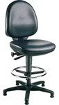 TOPSTAR Arbeitsstuhl TEC 50 Sitz Kunstleder schwarz Sitzh&ouml;he 590-840 mm, mit Gleiter