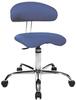 Topstar Bürostuhl Sitness® 40, ST290W56 Stoff blau, Gestell chrom
