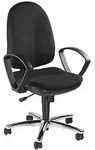Topstar Bürostuhl Syncro Steel, 8929 G20 Stoff schwarz, Gestell chrom - Schwarz Topstar Bürostuhl Syncro Steel, 8929 G20 Stoff schwarz, Gestell chrom - Schwarz